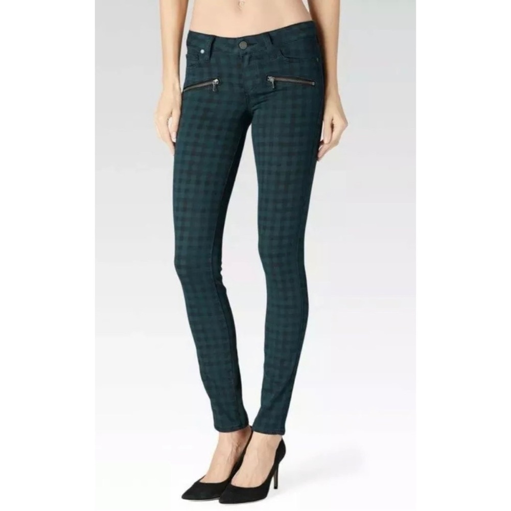 Paige Skinny Indio Zip Hip Jeans Size 25
